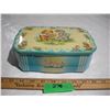 Image 1 : Vintage Fancy Biscuit Tin (8 1/2")