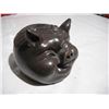 Image 2 : Chinese Happy Face Piggy Bank Clay Pottery