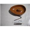 Image 2 : Wooden Nut Bowl Set (2) Nut Crackers, Picks Plus Bowl
