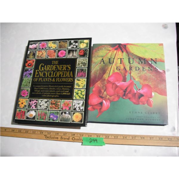 The Gardeners Encyclopedia of Plants and Flowers, and Autumn Gardens Books