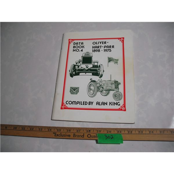 Oliver Hart Parr 1898-1975 Data Book No.4 Compiled by Alan King