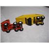 Image 4 : Vintage Tonka Toy Truck Gravel Dirt Rick Semi Trailer Orange Lab (good Condition)
