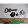 Image 1 : 1991 Guns And Roses Pin plus (2) Key Chains Plus Bottle Opener