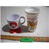 Image 1 : Ronald McDonald Plastic Cup Plus 1996 McDonalds Birthday Cup