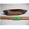 Image 1 : Unique Color Wood Snack Bowl/Pen Tray/Canoe (10")