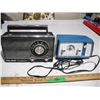 Image 1 : Vintage Sanyo Radio (Working) Holiday 855 Radio (Not Working)