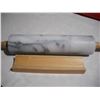Image 4 : Vintage marble Rolling pin W/ Stand