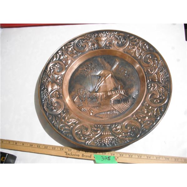 Vintage Holland Brass plate Wall Hanging