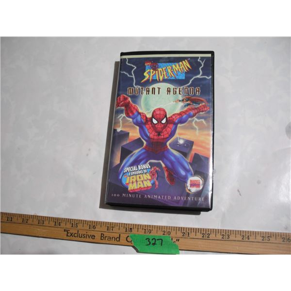 Marvel Spiderman Mutant Agenda 1997 VHS