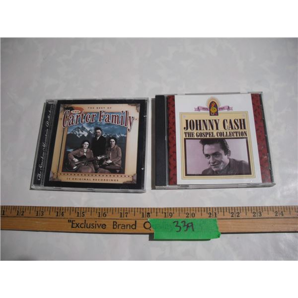 Johnny Cash, Carter Family CDS (Good Condition)