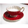 Image 2 : Aynsley Red and Gold Cup and Saucer