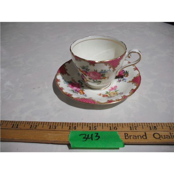 Aynsley Floral Cup And Saucer Set