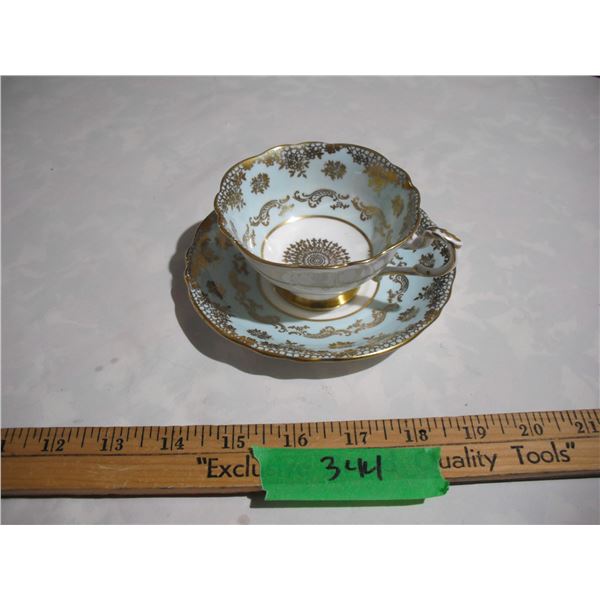 Paragon Blue And Gold Cup Plus Saucer