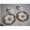 Image 3 : (2) Sets Parason Tapestry Fine Bone China Rose Cup and Saucers