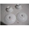 Image 4 : (2) Sets Parason Tapestry Fine Bone China Rose Cup and Saucers