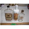 Image 1 : (3) Vintage Liquor Bottles w/ Labels