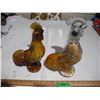 Image 1 : (2) Vintage Rooster Decanters