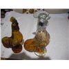 Image 3 : (2) Vintage Rooster Decanters