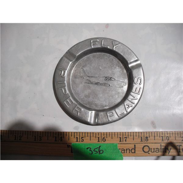 Fly Piper Airlines Aluminum Ash Tray