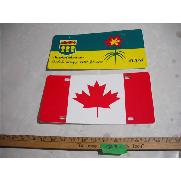 Sask Plus Canada Plastic Collector Plates
