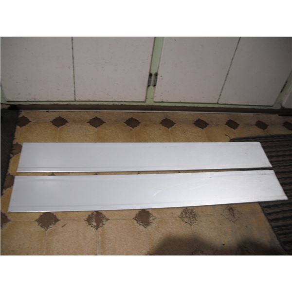 (2) Unused Aluminum Street Signs 42"x6.25"