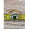 Image 3 : Size 8 ring with green stone