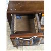 Image 3 : Wicker and wood dresser- 33" by 15" by 33"H