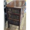 Image 4 : Wicker and wood dresser- 33" by 15" by 33"H