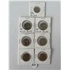 Image 1 : 6 Canadian Quarters and 1976 American Dime