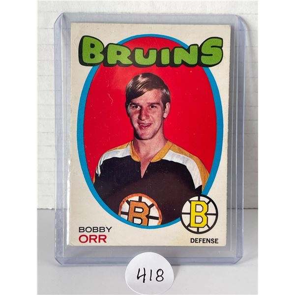 1971/72 O-Pee-Chee Bobby Orr hockey card #100
