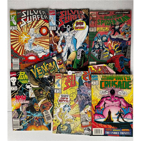 8 Marvel vintage comic books