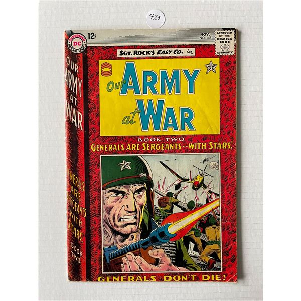 Our Army At War #148 DC Comics 1964