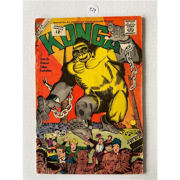 Konga #6 Charlton Comics 1962 Steve Ditko