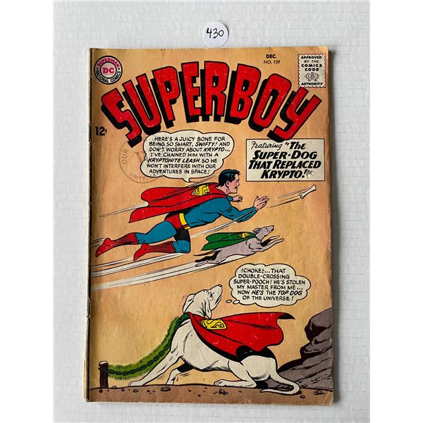 Superboy #109 DC Comics 1963