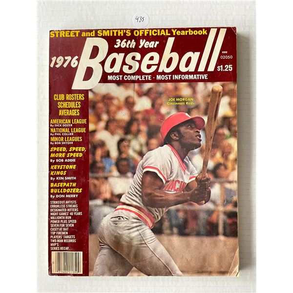 Street & Smith Baseball magazine 1976