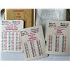 Image 2 : APBA Baseball Cards Babe Ruth, Jackie Robinson, Lou Gehrig + World Series Stats book