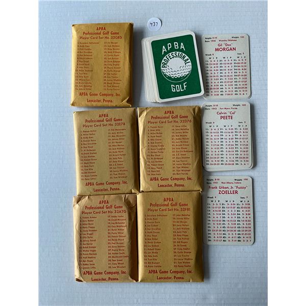 APBA Gold Cards 5 complete sets