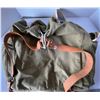 Image 4 : Vintage Green Canvas and Leather Backpack – great condition