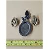 Image 2 : Cameo Brooch & Clip on Earrings
