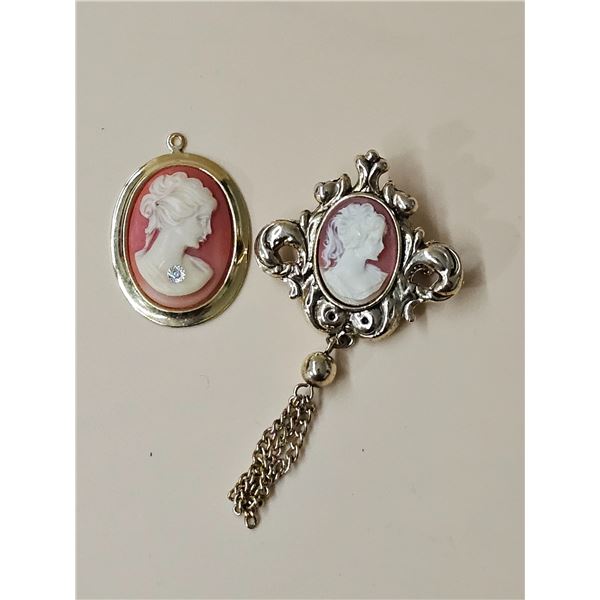 Cameo Pendant & Brooch