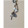 Image 3 : (5) Bracelets Inc. Religious Themed w/ Baroque Style Glass Pearls