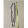 Image 2 : 5-Strand Silver Tone Religious Themed Cross Necklace – 22” Total Length