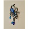 Image 1 : 3” Peacock Brooch