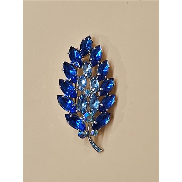 3” Blue Stone Brooch