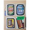 Image 3 : (9) Vintage Topps Chewing Gum Wacky Packages Stickers