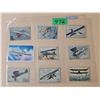 Image 1 : (8) 1920’s Aviation Series William Paterson Cards, (1) Nabisco Airlines of the World Cards