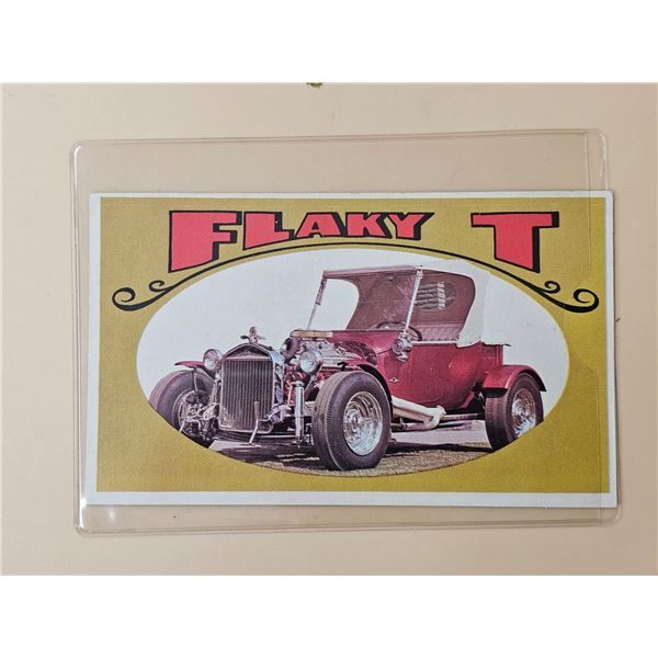 1970 George Barris Way-Out Wheels Trading Card – Flaky T