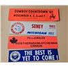 Image 2 : Lot of Vintage Bumper Stickers inc. Buffalo Sabres, Baseball, Local Saskatchewan etc.