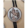 Image 2 : Western Style Bolo Tie, (3) Horseshoe Key Chains, etc.