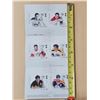 Image 1 : 2017 Canadian Hockey Legends 100th Anniversary NHL Canada Post Stamp Panel w/ (6) Stamps